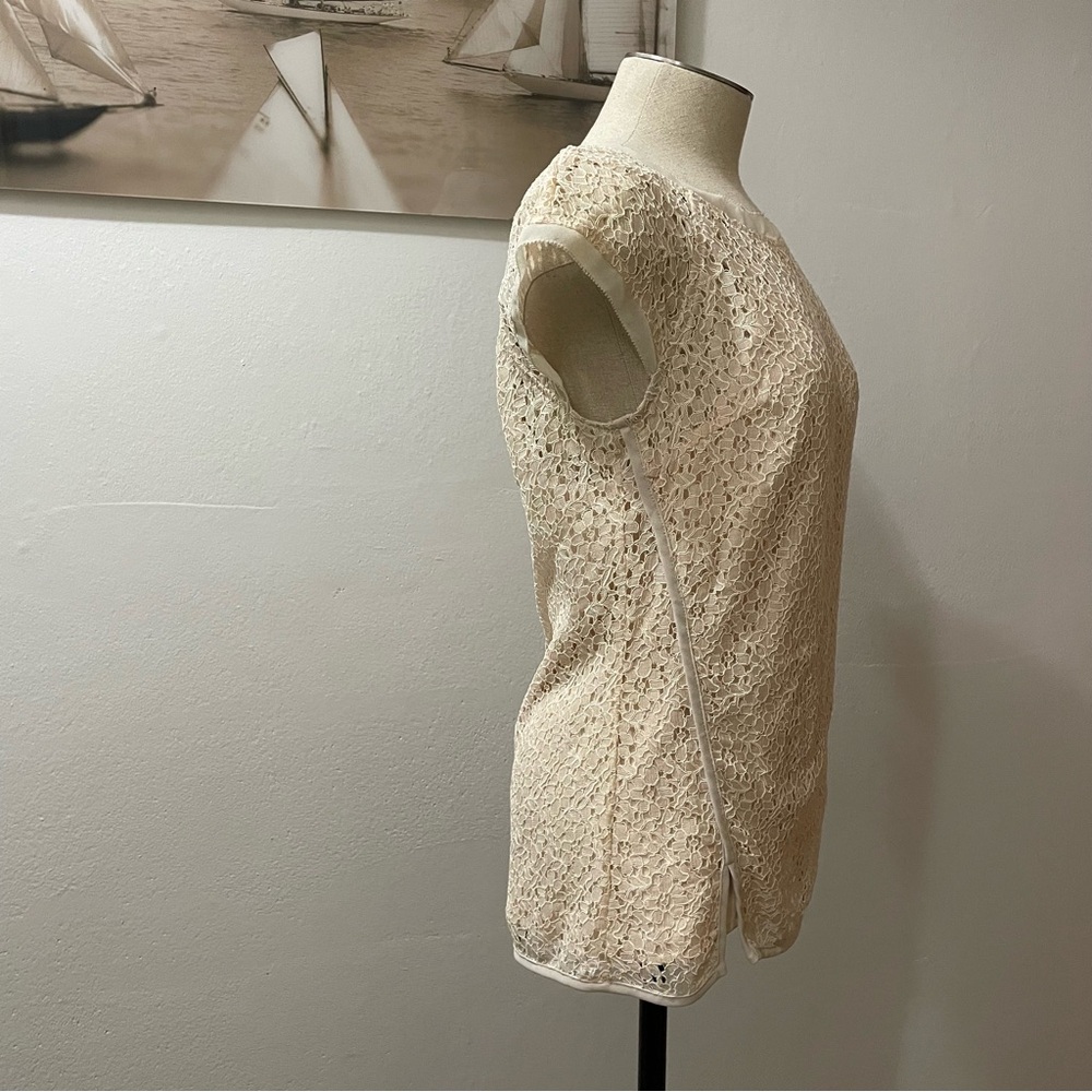 Pixley Yuli Lace Cap Sleeve Blouse XS NWT - Picture 5 of 9